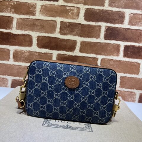 GUCCI古驰互扣式双G肩背包699133