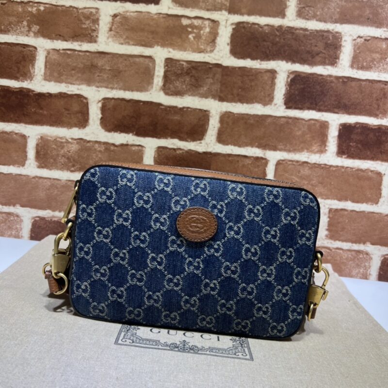 GUCCI古驰互扣式双G肩背包699133