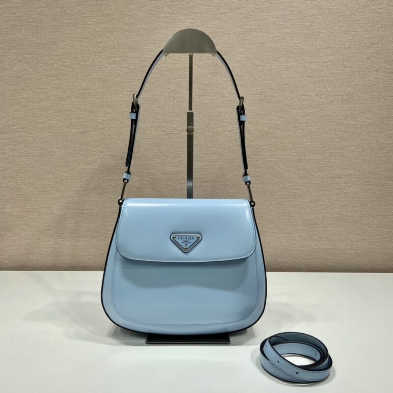 PRADA普拉达新款中古腋下包/大号翻盖包1BD303