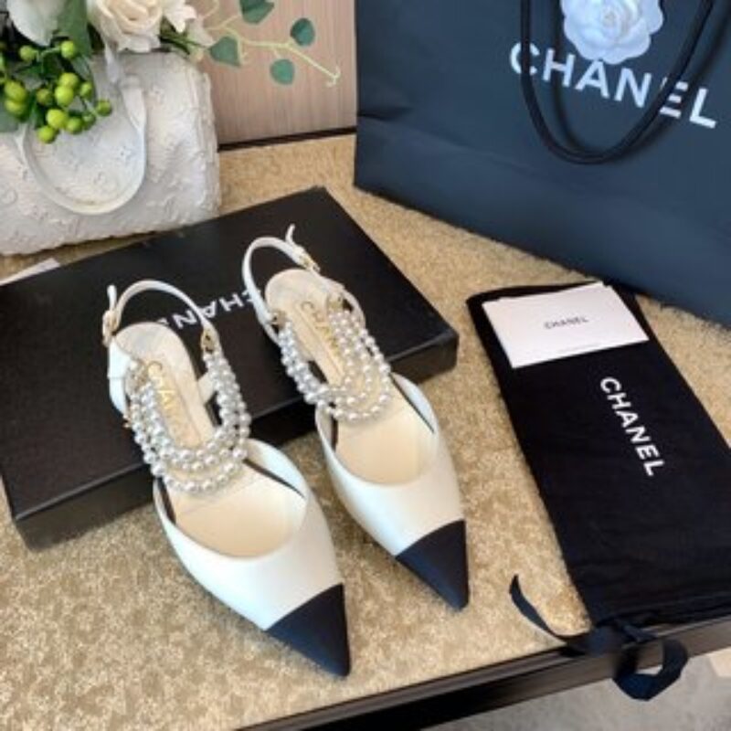 CHANEL香奈儿 小香绝美 珍珠仙女平底凉鞋