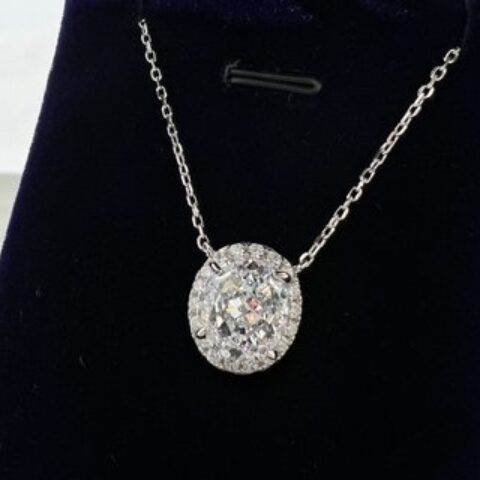 新款☑️TIFFANY&Co.蒂芙尼鸽子蛋钻石项链