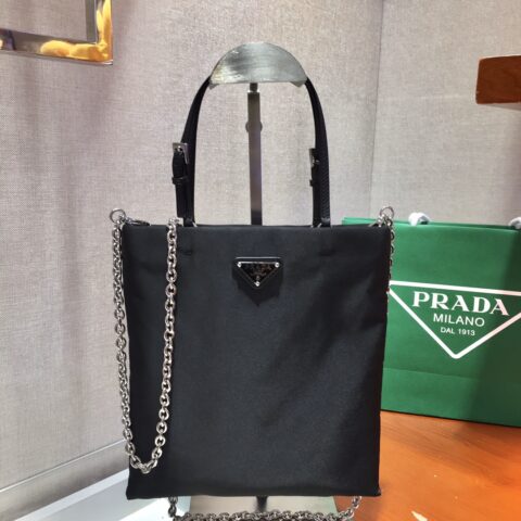 PRADA普拉达进口尼龙布料手提袋1BA252