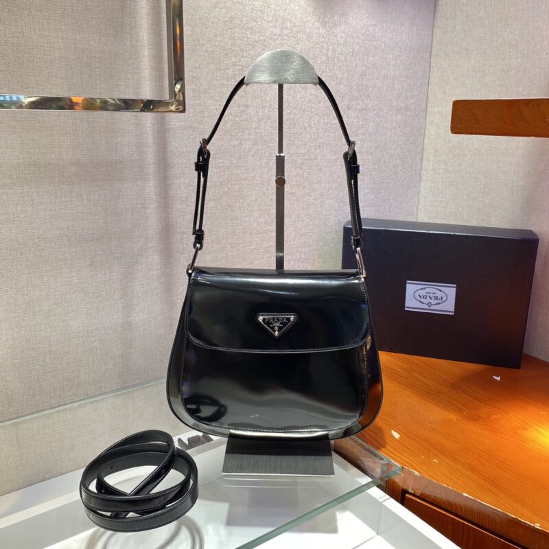 PRADA普拉达新款中古腋下包/大号翻盖包1BD303