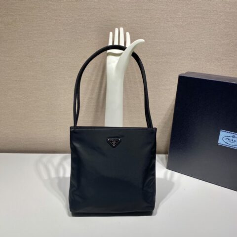 PRADA普拉达进口尼龙面料中古托特包B6243