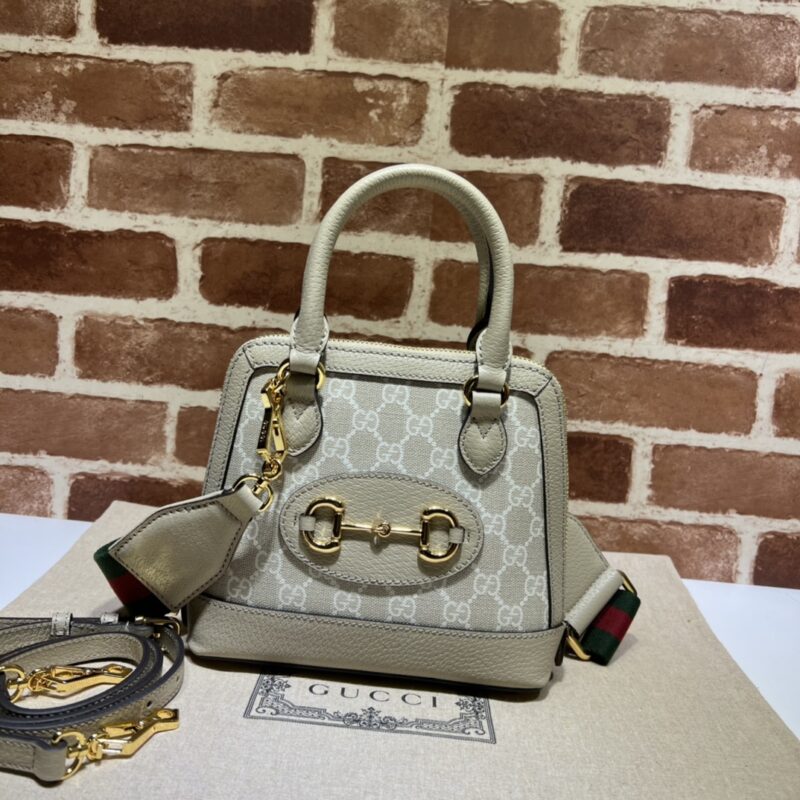 GUCCI古驰马衔扣1955系列GG迷你手袋677212