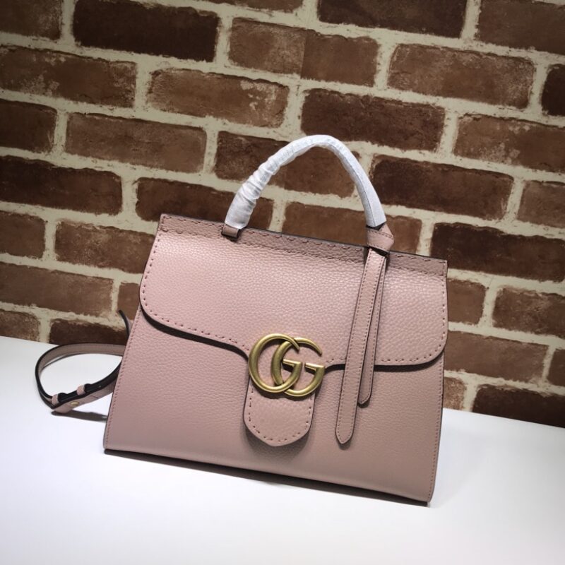 GUCCI古驰休闲复古双G marmont翻盖单肩斜挎包421890