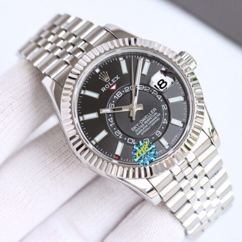 H8劳力士纵航者系列Rolex Sky-Dweller 天行者劳力士Ring Command三角坑纹五株腕表