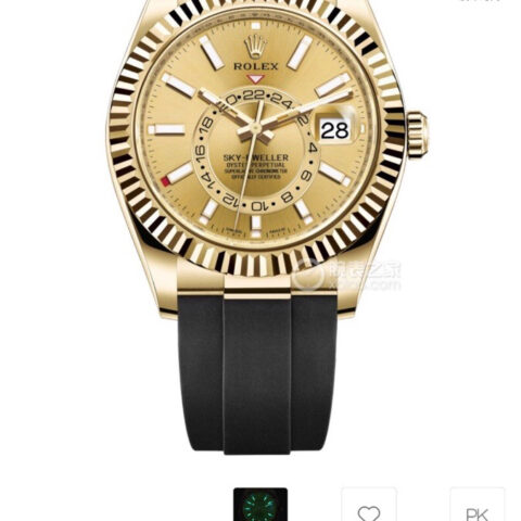 H8劳力士纵航者系列Rolex Sky-Dweller 天行者劳力士Ring Command三角坑纹
