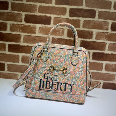 GUCCI古驰1955系列花卉印花手袋620850