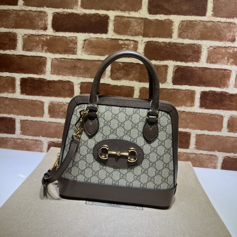 GUCCI古驰马衔扣1955系列小号手提包621220