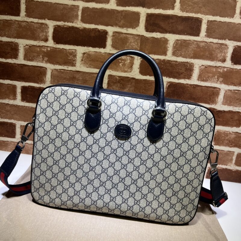 GUCCI古驰互扣式双G商务包674140