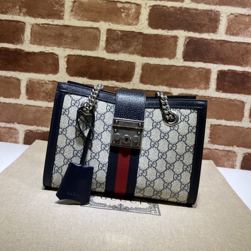 GUCCI古驰Padlock系列小号GG肩背包498156