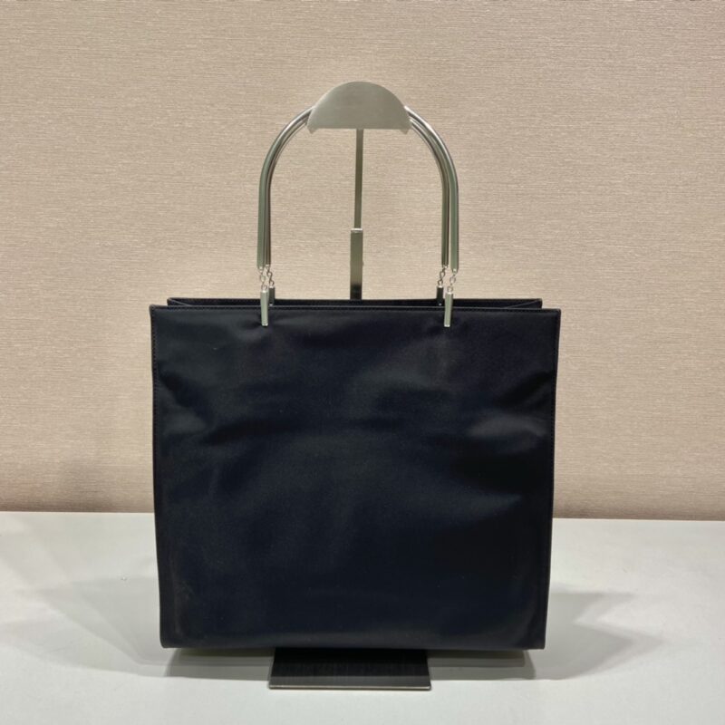 PRADA普拉达进口尼龙面料中古托特包1B6598