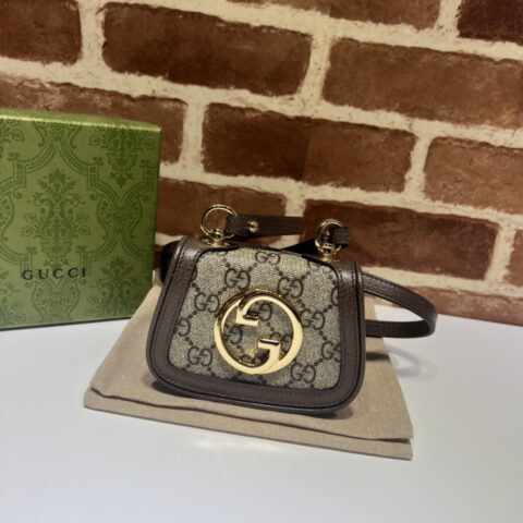 GUCCI古驰Blondie系列饰肩带钱包698635