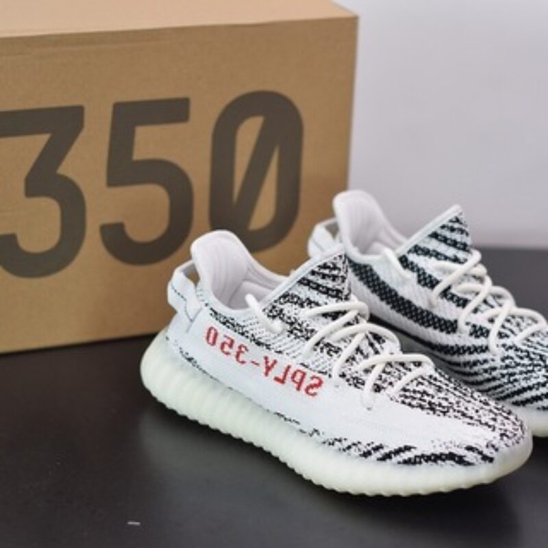 Yeezy Boost 350V2白斑马zebra 椰子运动跑鞋 货号:CP9654