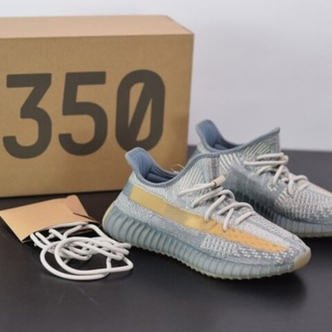 Yeezy Boost 350V2灰蓝 蓝精灵 lsrafil椰子运动跑鞋 官方货号:FZ5421