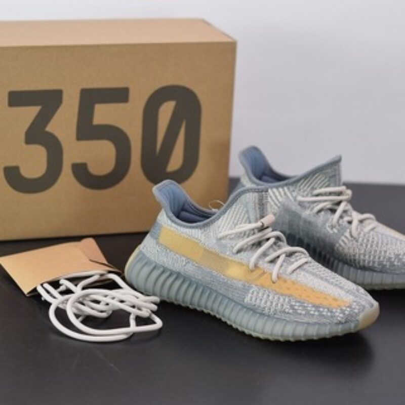 Yeezy Boost 350V2灰蓝 蓝精灵 lsrafil椰子运动跑鞋 官方货号:FZ5421