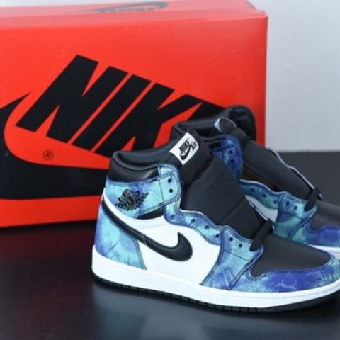 Air Jordan 1“Tie-Dye”AJ1 乔1扎染高帮运动篮球鞋 货号:CD0461-100