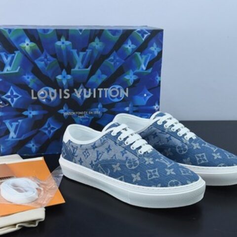 LV/路易威登 G00H7 驴家系列 LV牛仔帆布鞋 丹宁鞋