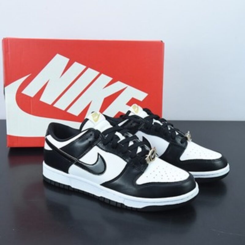NK Dunk Low " Would Champ" 熊猫 金扣 低帮运动休闲板鞋货号DR9511-100