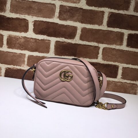 GUCCI古驰GG Marmont系列绗缝迷你手袋448065