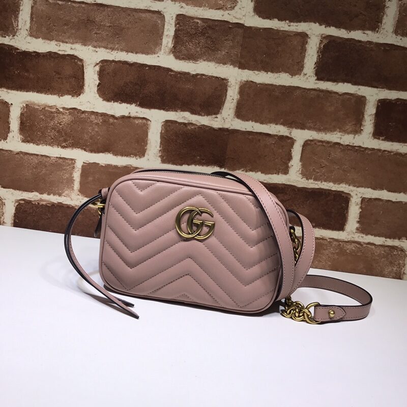 GUCCI古驰GG Marmont系列绗缝迷你手袋448065