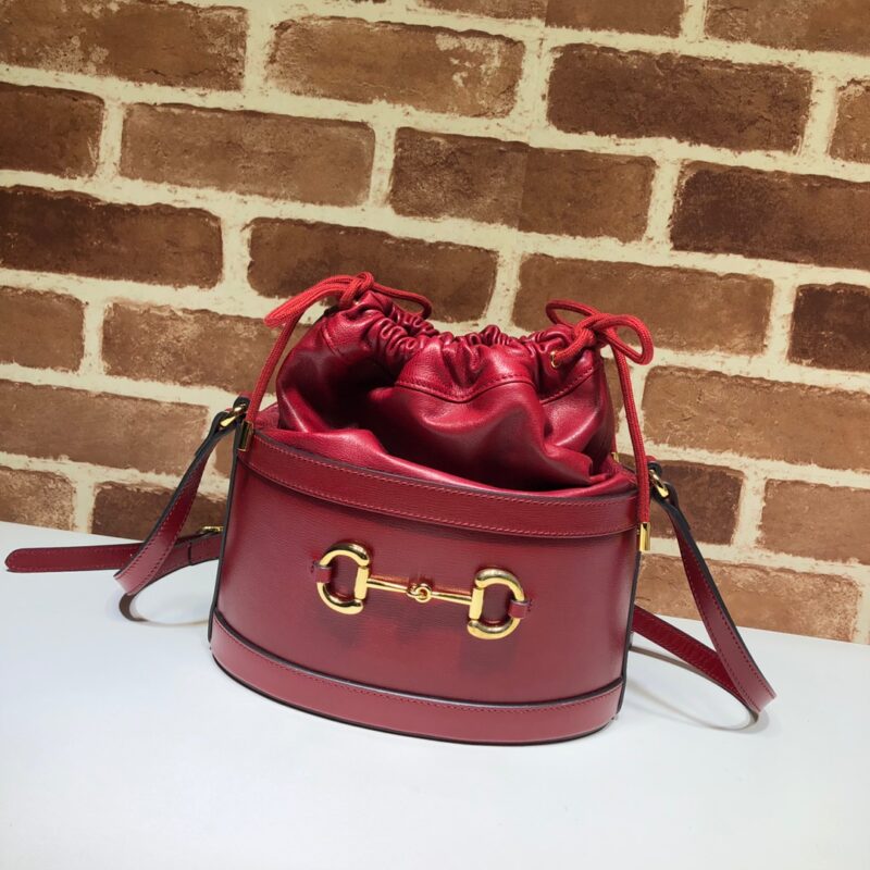 GUCCI古驰马衔扣1955系列水桶包602118