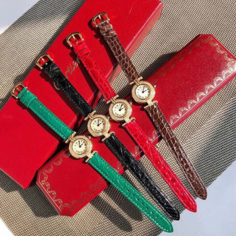 鳄鱼皮版本 YYDS卡地亚小旋风must de小金表vintage中古断货王