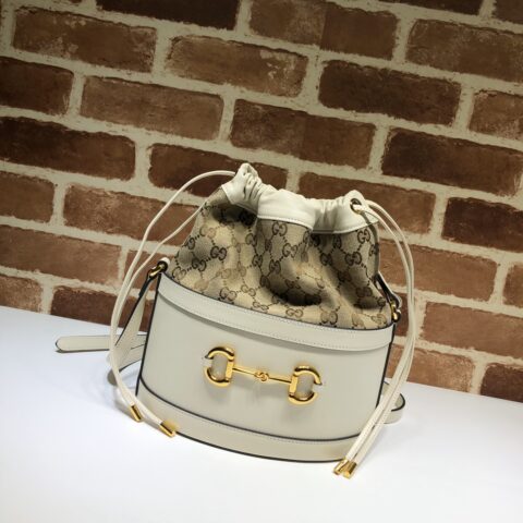 GUCCI古驰马衔扣1955系列水桶包602118