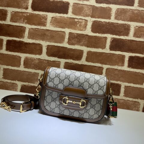 GUCCI古驰马衔扣1955系列迷你手袋658574