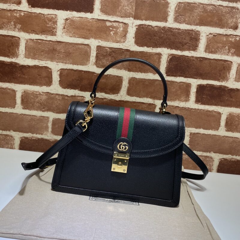 GUCCI古驰Ophidia系列织带小号手提包651055
