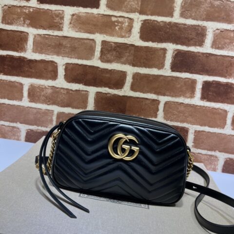GUCCI古驰GG Marmont系列小号绗缝肩背包447632