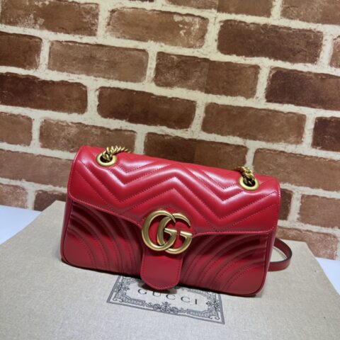 GUCCI古驰GG Marmont系列小号肩背包443497