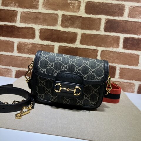 GUCCI古驰马衔扣1955系列迷你手袋658574