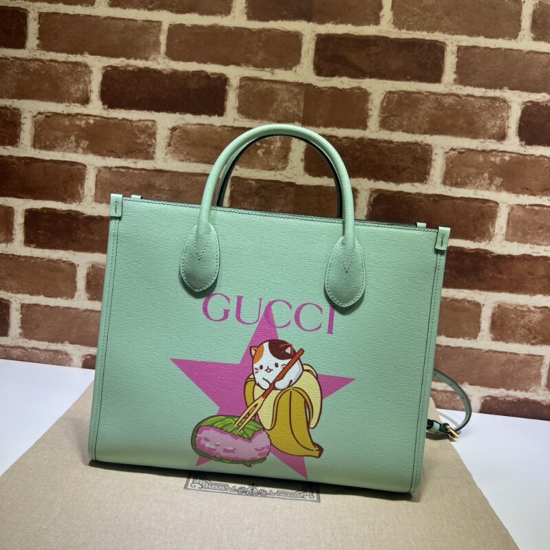 GUCCI古驰Bananya印花小号托特包659983