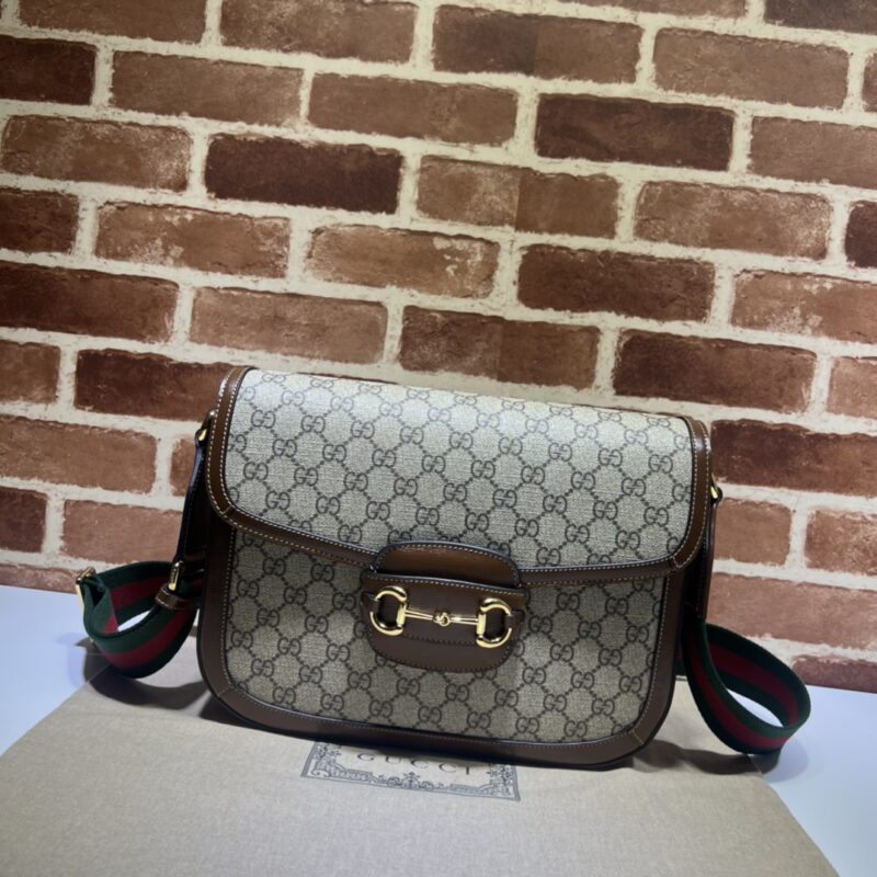 GUCCI古驰马衔扣1955系列肩背包700457
