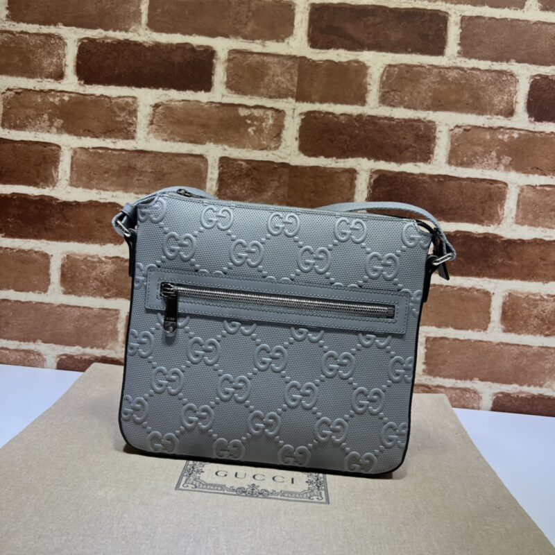 GUCCI古驰GG印花压纹邮差包406410