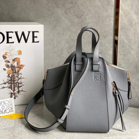 LOEWE罗意威 Hammock bag吊床包 0216小号沥青灰