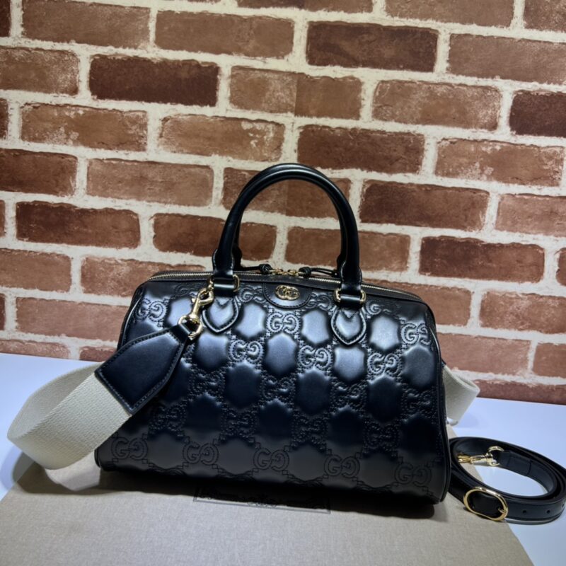 GUCCI古驰GG绗缝皮革手提包702242