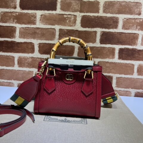 GUCCI古驰Diana竹节迷你托特包702732