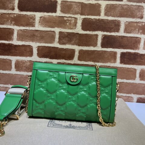 GUCCI古驰GG绗缝皮革肩背包702200