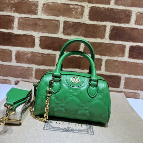 GUCCI古驰GG绗缝皮革手提包702251