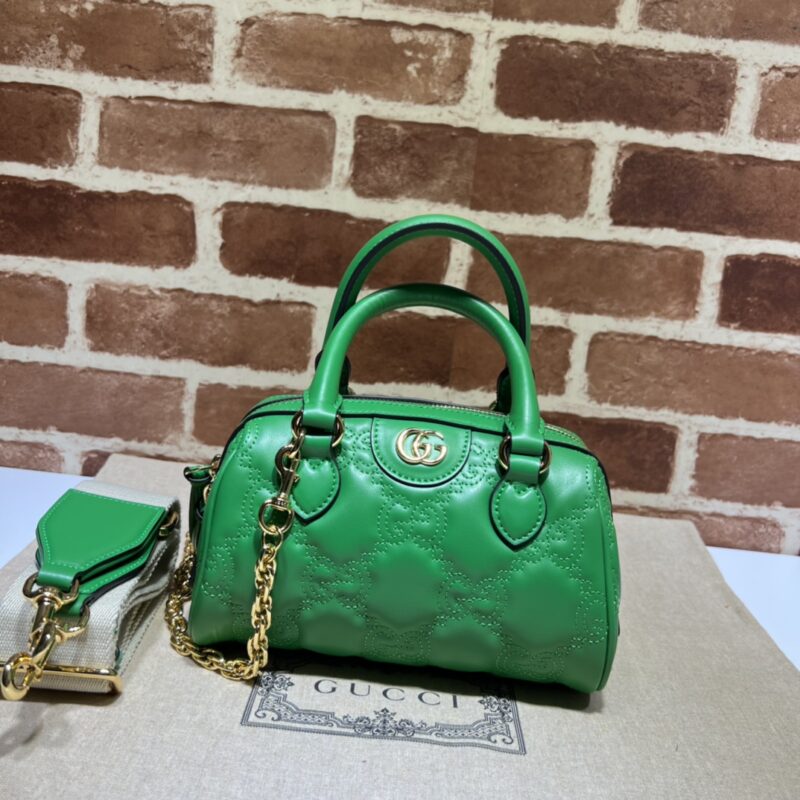 GUCCI古驰GG绗缝皮革手提包702251