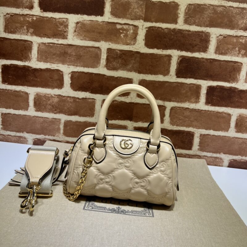 GUCCI古驰GG绗缝皮革手提包702251