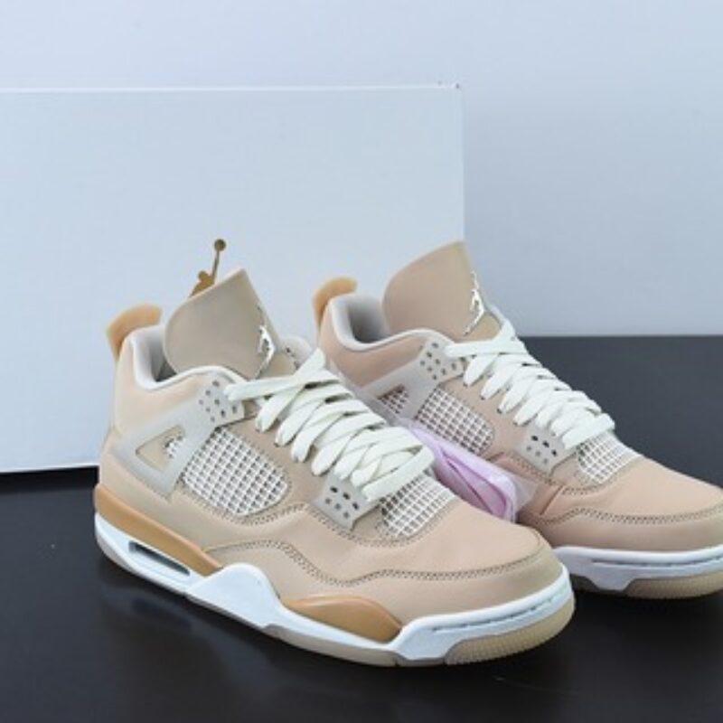 Air Jordan 4 “Shimmer” 乔4藕粉小ow配色 男子文化篮球鞋 货号:DJ0675-200