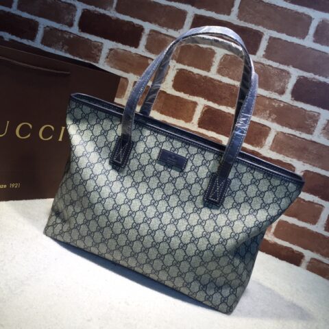 GUCCI古驰GG高级人造革购物袋211137