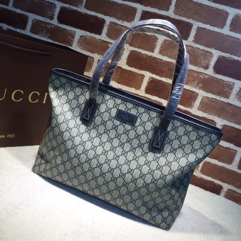 GUCCI古驰GG高级人造革购物袋211137