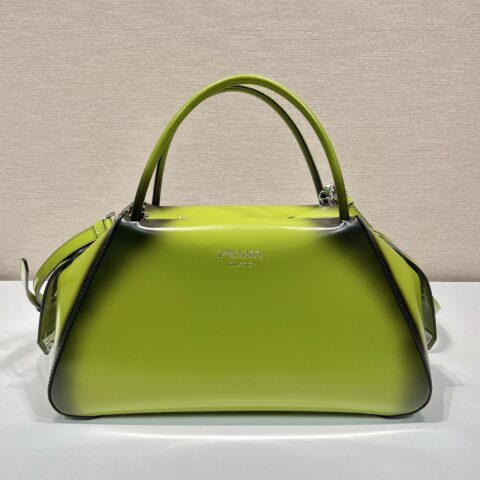 PRADA普拉达中号渐变色新款保龄球包1BA365