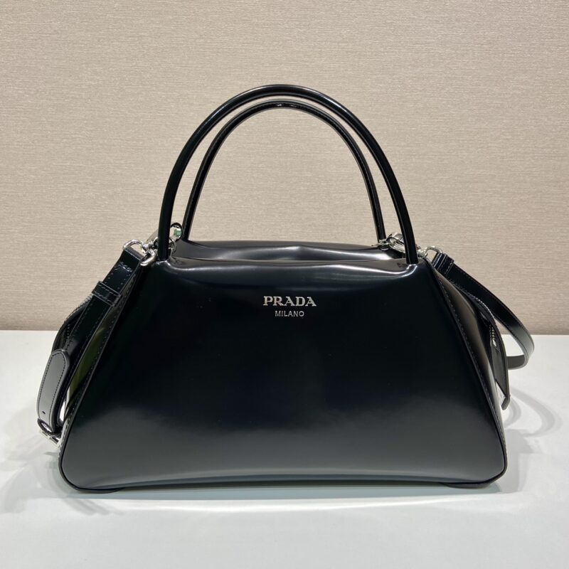 PRADA普拉达中号渐变色新款保龄球包1BA365