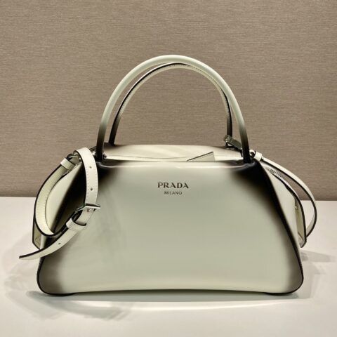 PRADA普拉达中号渐变色新款保龄球包1BA365